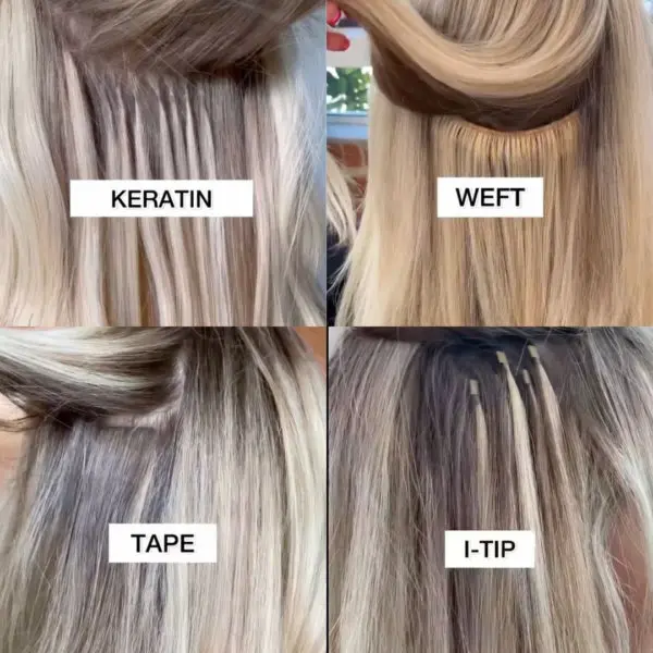 Hair Extension Types Explained